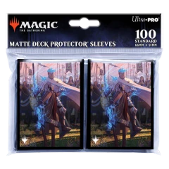 Wilds of Eldraine Will, Scion of Peace (Borderless) Standard Deck Protector Sleeves (100ct) for Magic: The Gathering